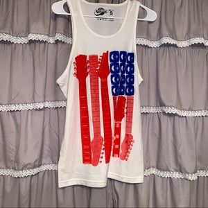 Five Crown S American Flag Guitar & Speakers